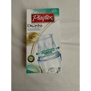 Pre Owned Playtex Drop-ins Bottle Liners 8-10 oz 40 Count